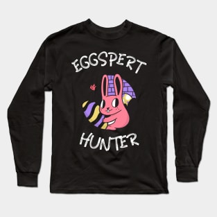 Eggspert Hunter Sneaky Bunny Long Sleeve T-Shirt